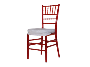 Red Acrylic Chiwari Chair