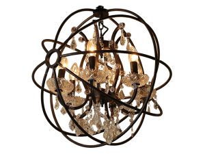 Round Chandelier (Black)