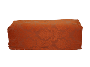 ottoman-with-orange-jacquard-cover